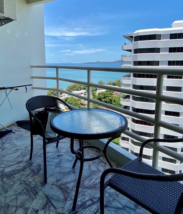 48 sqm. Sea View Condo in Jomtien Beach  - Condominium - Pattaya - 